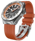 Fortis Marinemaster M-44 Amber Orange Watch F8120013 Image 8