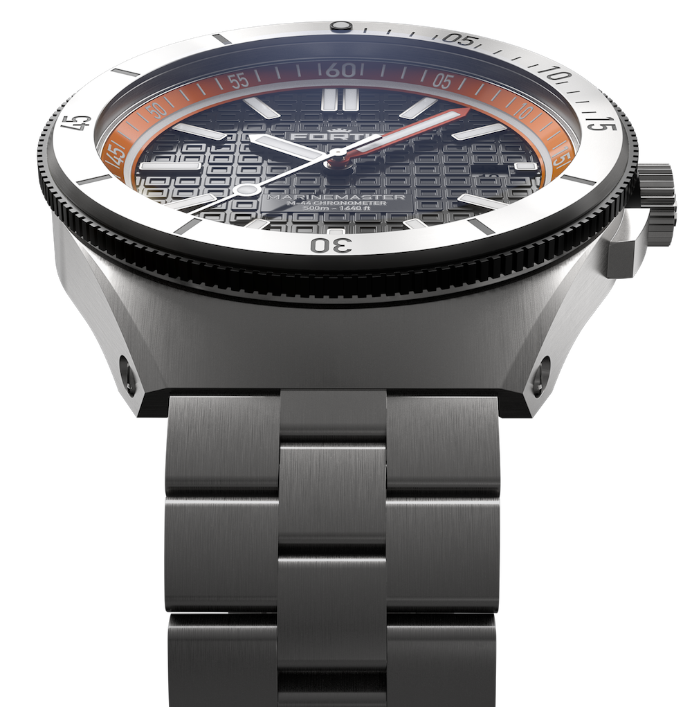 Fortis Marinemaster M-44 Amber Orange Watch F8120014 Image 6
