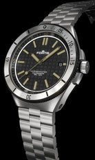 Fortis Marinemaster M 44 Black Resin Bracelet Watch F8120018 Image 4