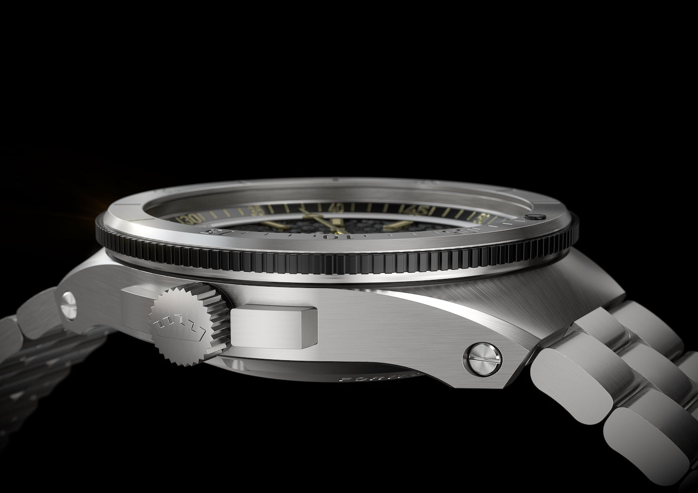 Fortis Marinemaster M 44 Black Resin Bracelet Watch F8120018 Image 9