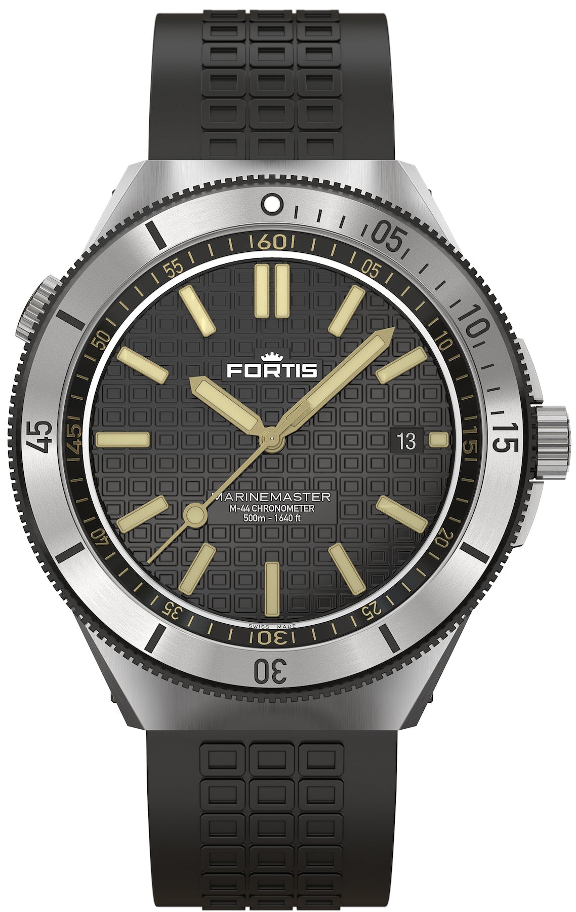 Fortis Marinemaster M 44 Black Resin Watch F8120017 Image 1
