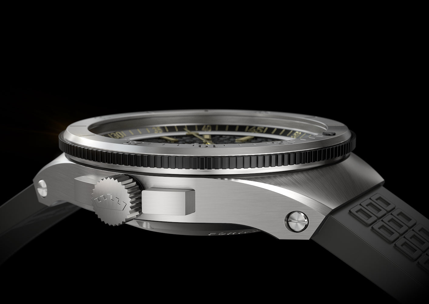 Fortis Marinemaster M 44 Black Resin Watch F8120017 Image 8