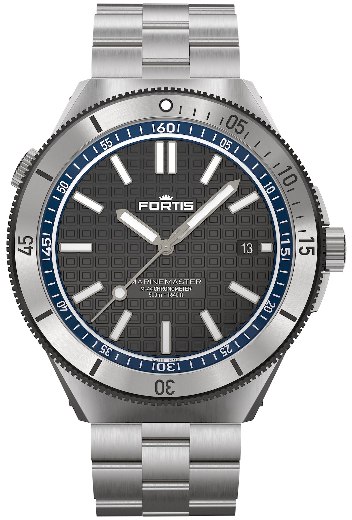 Fortis Marinemaster M 44 Ocean Blue Bracelet Watch F8120022 Image 1