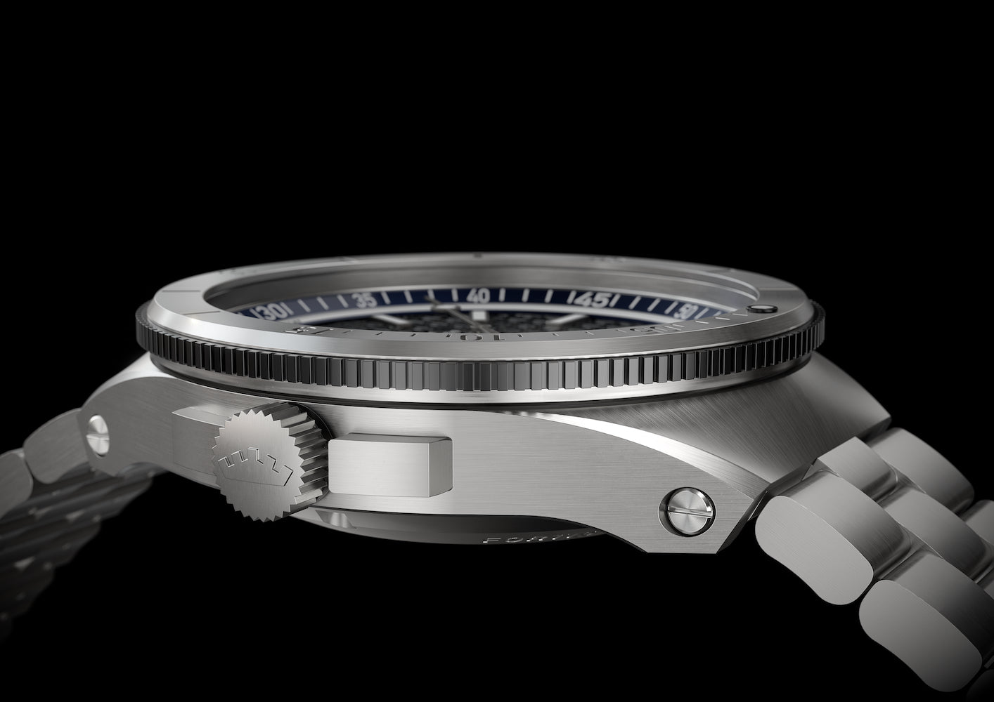 Fortis Marinemaster M 44 Ocean Blue Bracelet Watch F8120022 Image 7