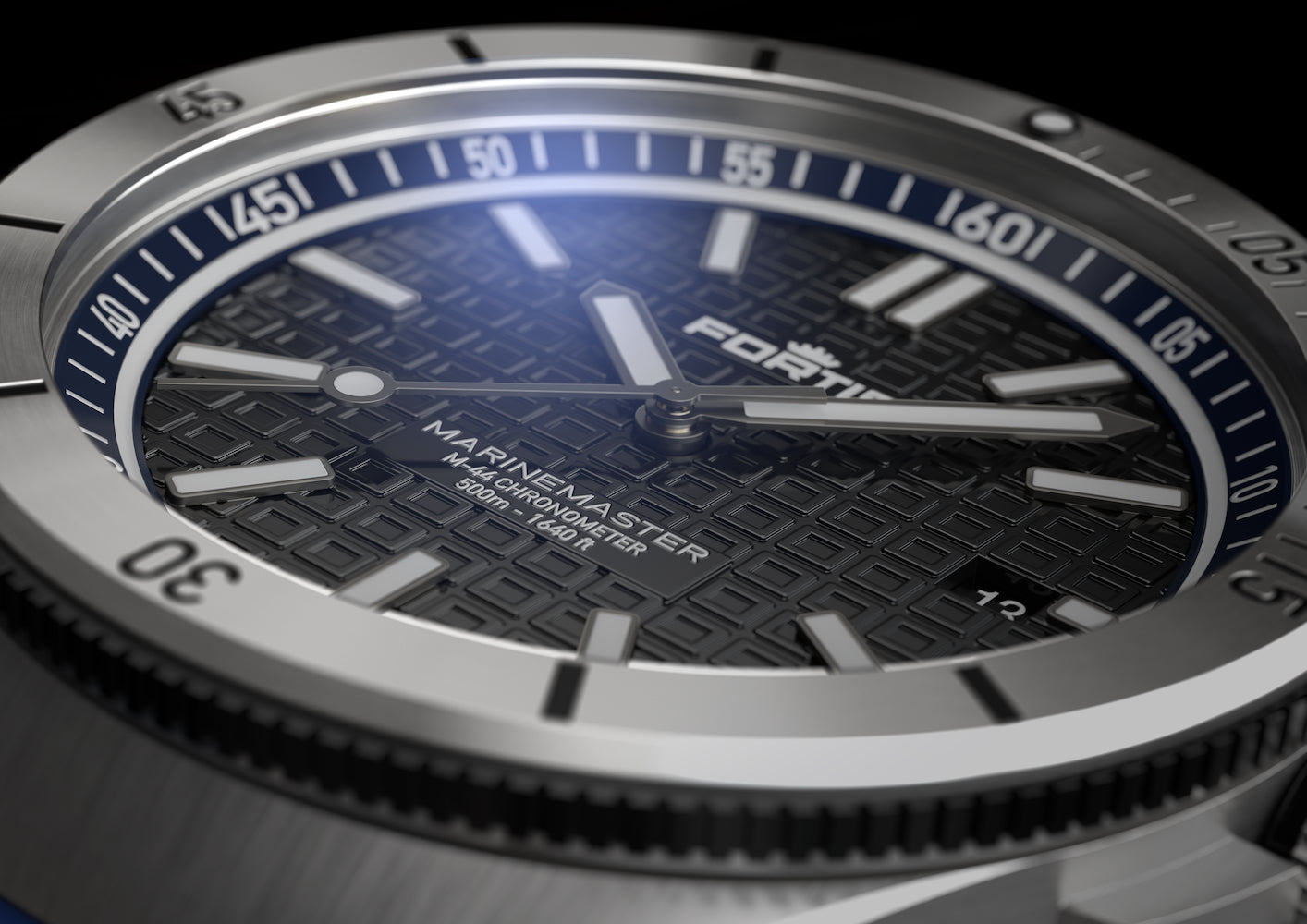 Fortis Marinemaster M 44 Ocean Blue Watch F8120021 Image 9
