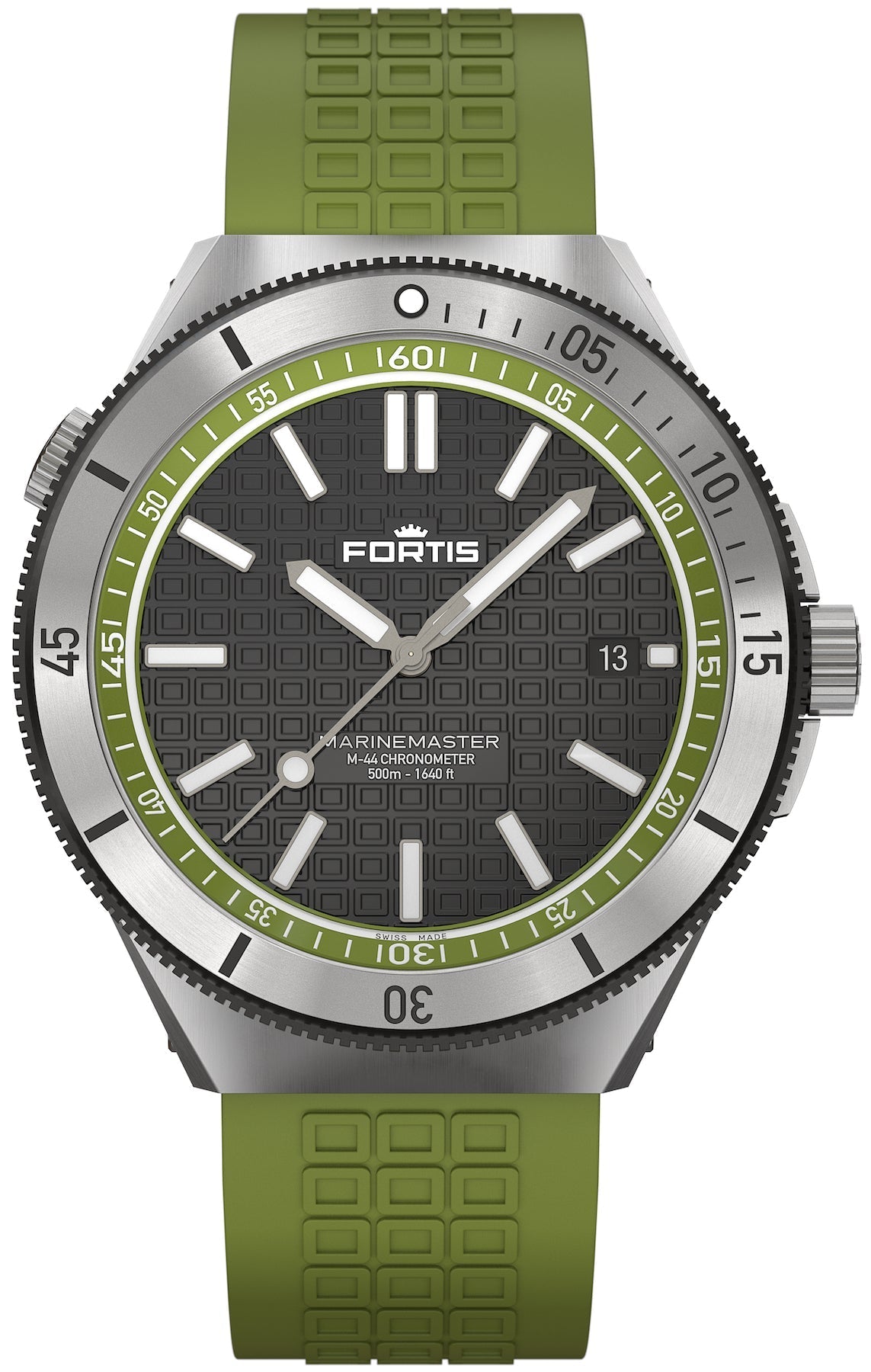 Fortis Marinemaster M 44 Woodpecker Green Watch F8120019 Image 1