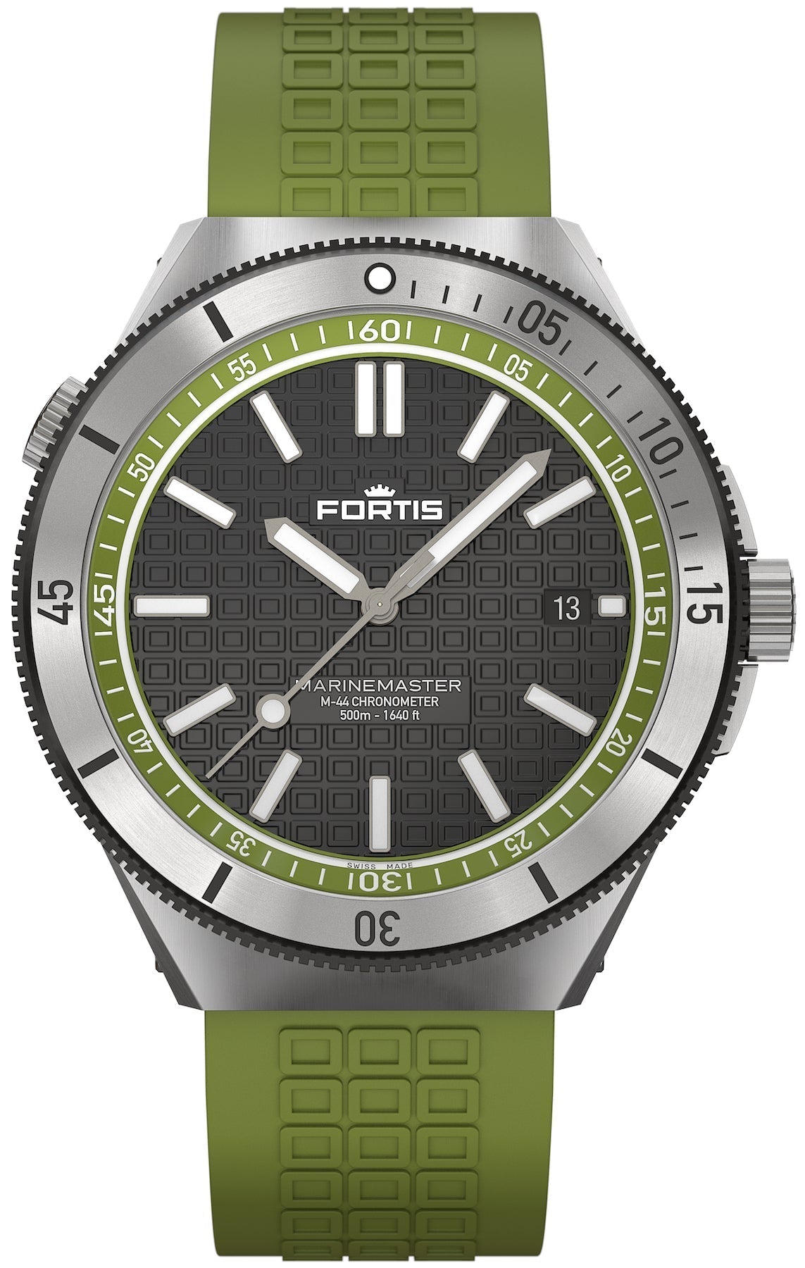 Fortis Marinemaster M 44 Woodpecker Green Watch F8120019 Image 1