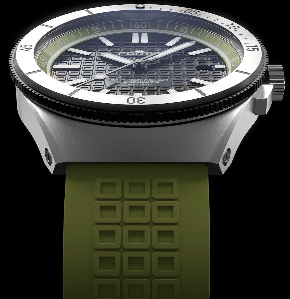 Fortis Marinemaster M 44 Woodpecker Green Watch F8120019 Image 6
