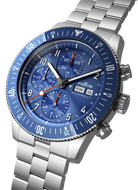 Fortis Novonaut N-42 Cobalt Blue Edition Bracelet Watch F2040012 Image 4
