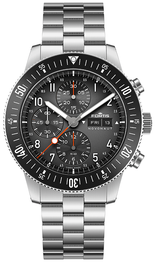 Fortis Novonaut N-42 Legacy Edition Bracelet Watch F2040008 Image 1