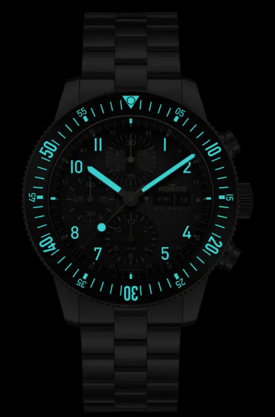 Fortis Novonaut N-42 Titanium Legacy Watch F2040017 Image 2