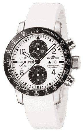 Fortis Stratoliner Chronograph White D 665.10.12 SI 02 Image 1