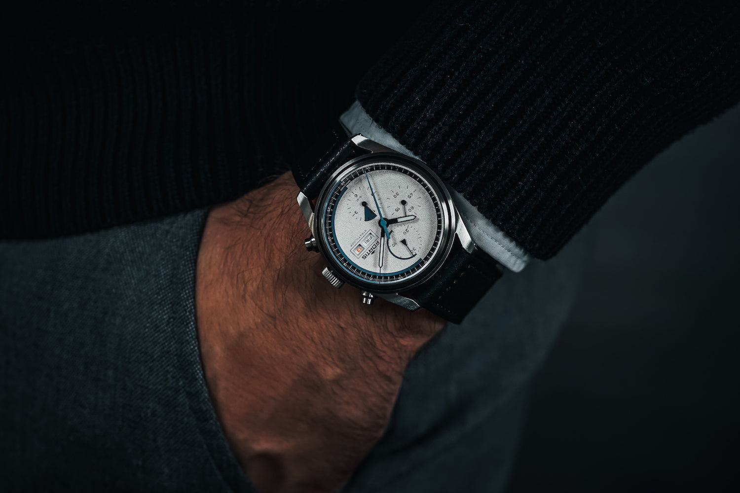 Fortis Stratoliner White Dust Aviator Strap Watch F2340014 Image 7