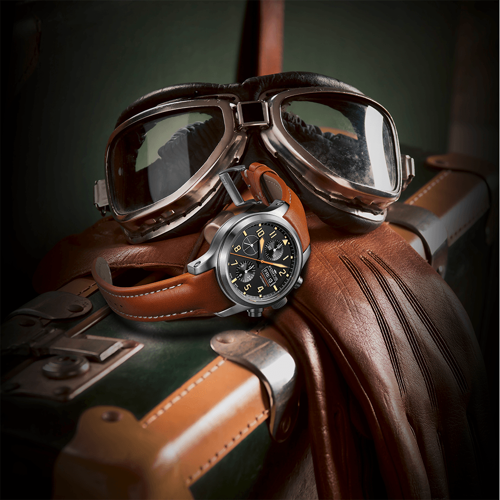 Fortis Watch Aeromaster Old Radium Chronograph F4040001 Image 6