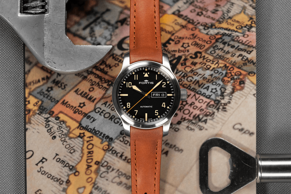 Fortis Watch Aeromaster Old Radium Day Date D F4020009 Image 8