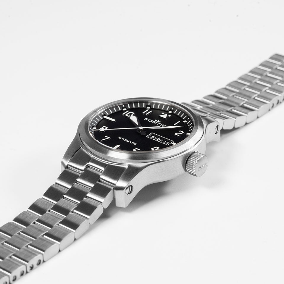Fortis Watch Aeromaster Steel Day Date D 655.10.10 M Image 4