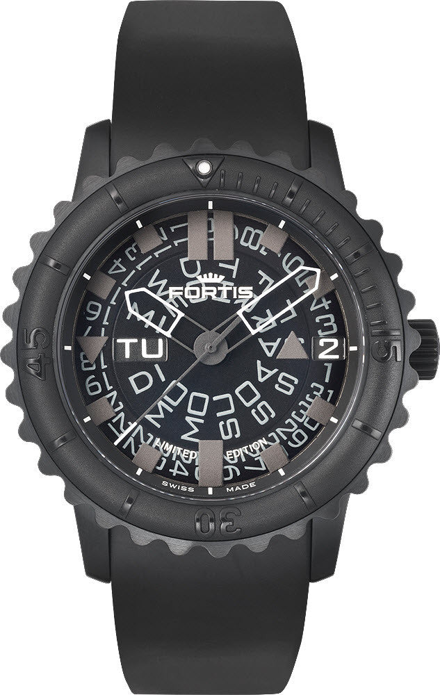 Fortis Watch Aquatis Big Black Limited Edition 675.18.81 K Image 1