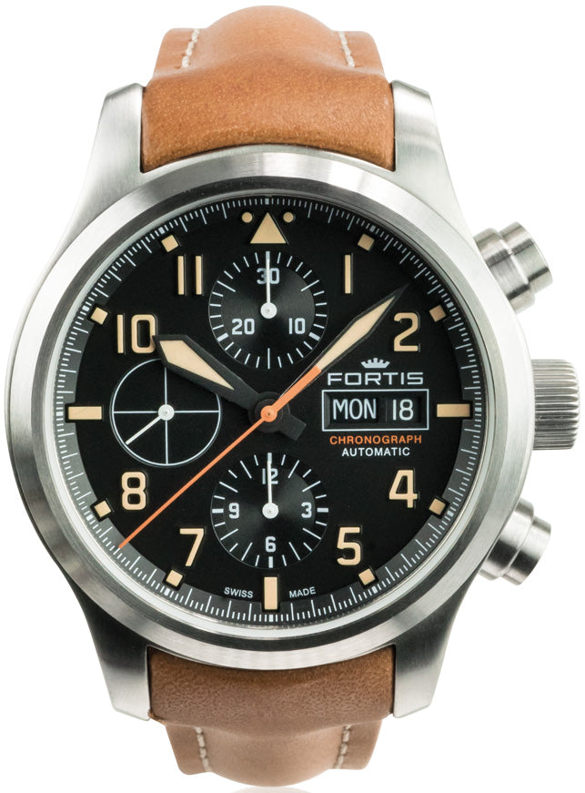 Fortis Watch Aviatis Aeromaster Old Radium Chronograph 656.10.28 L.28 Image 1