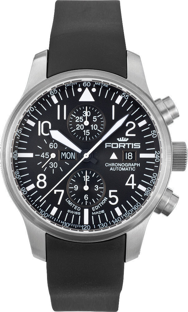 Fortis Watch Aviatis F-43 Stealth Chronograph Limited Edition 701.10.81 K Image 1