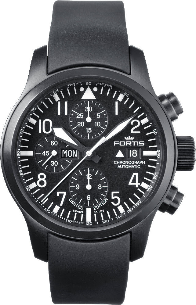 Fortis Watch B-42 Flieger Chronograph Black Limited Edition 656.18.81 K Image 1