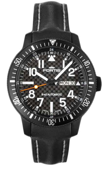 Fortis Watch B-42 Titan Black Day Date 647.28.71 L Image 1