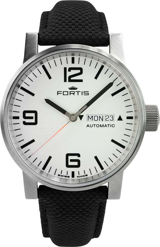 Fortis Watch Cosmonautis Spacematic Steel White 623.10.12 LP Image 1