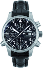 Fortis Watch F-43 Flieger Black Label Limited Edition 702.10.81 LF.01 BLACK STRAP Image 1