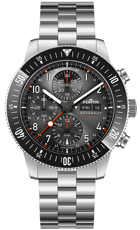 Fortis Watch Novonaut N-42 First Edition Bracelet Limited Edition F2040010 Image 1