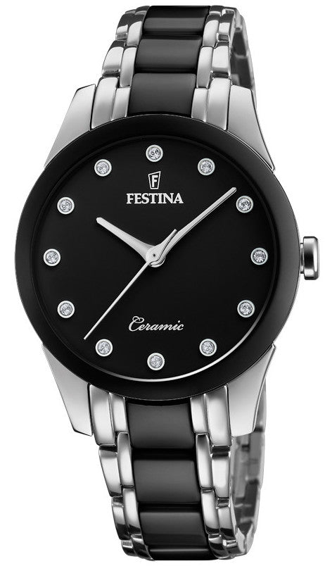 Festina Watch Two Hands Swarovski Elements Ladies F20499/3