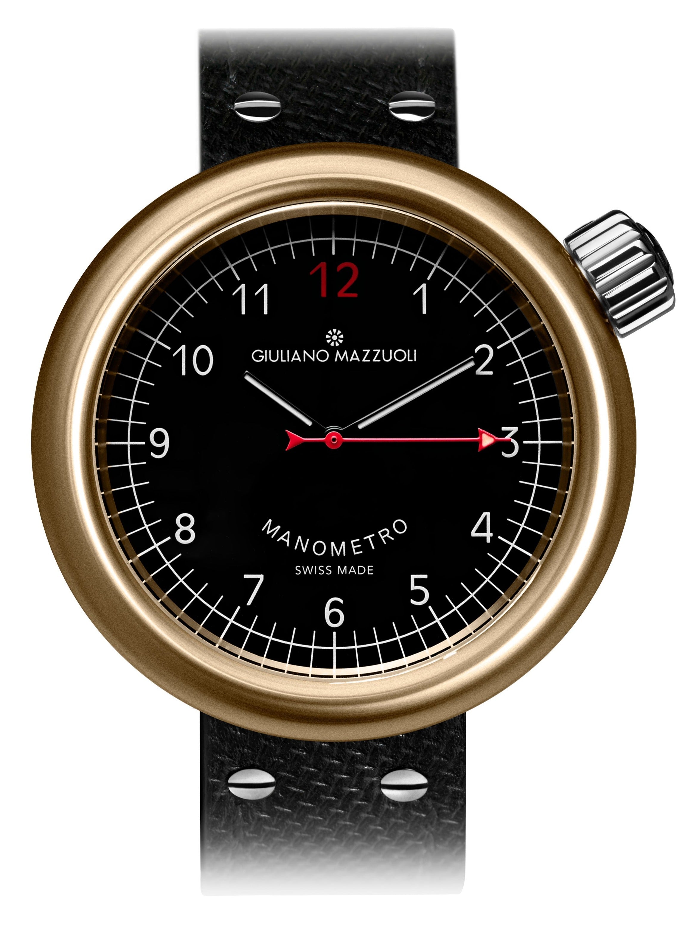 Giuliano Mazzuoli Manometro Bronze Black Watch MNBZ02  Image 1