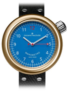 Giuliano Mazzuoli Manometro Bronze Blue Watch MNBZ03 Image 1