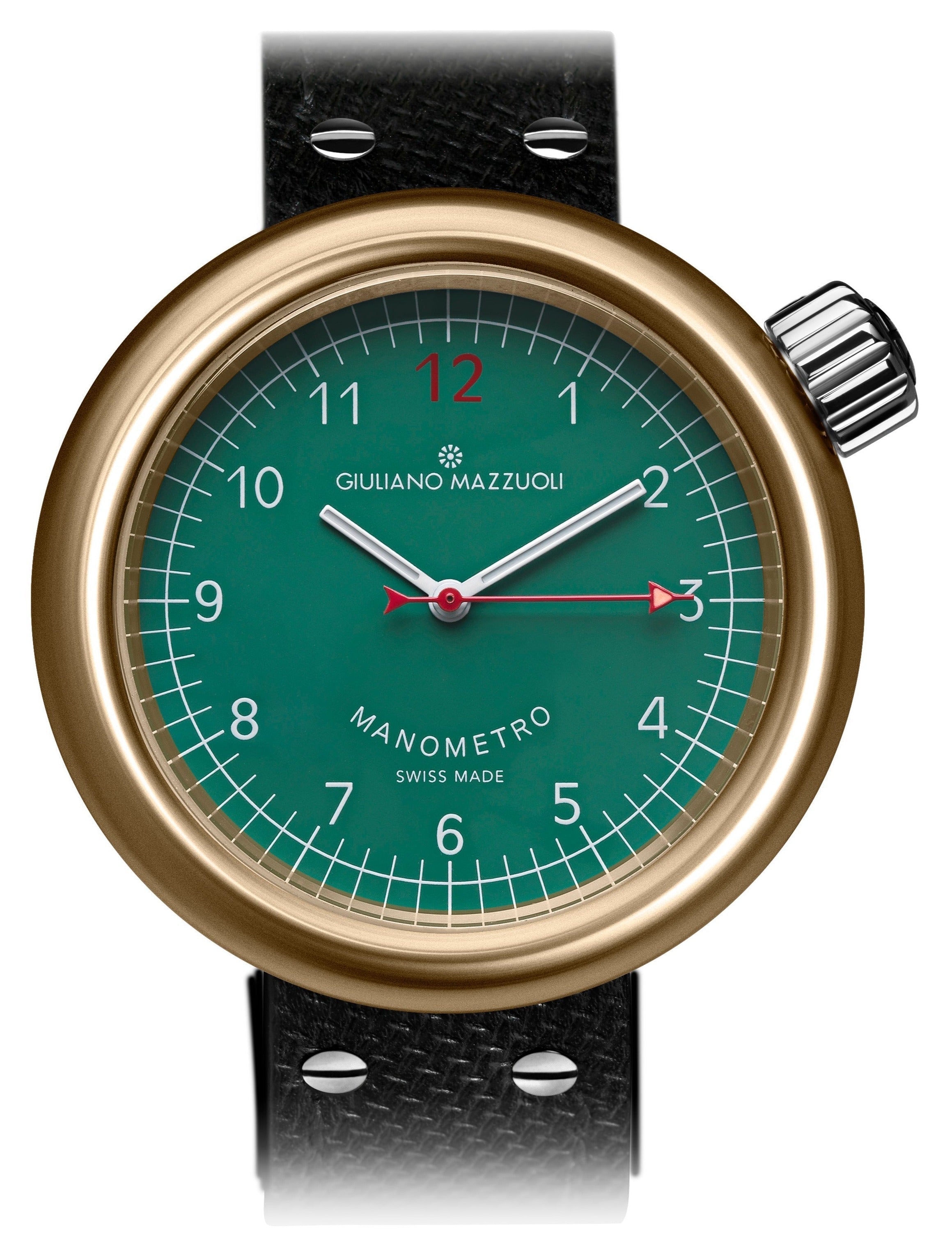 Giuliano Mazzuoli Manometro Bronze Green Watch MNBZ04 Image 1