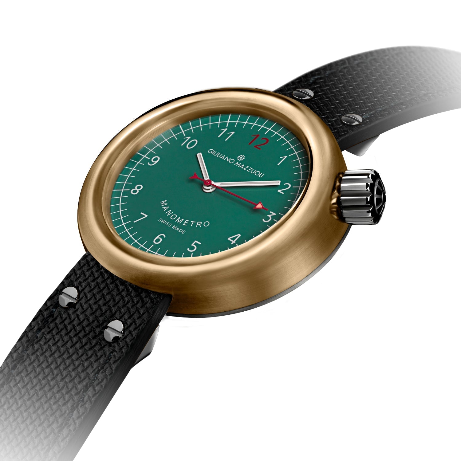 Giuliano Mazzuoli Manometro Bronze Green Watch MNBZ04 Image 2