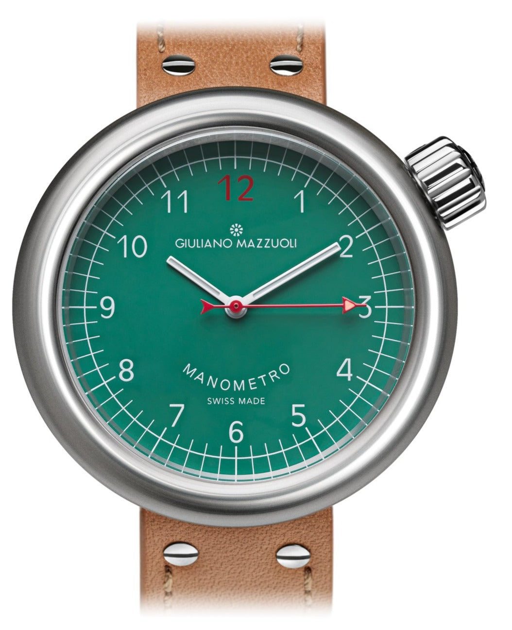 Giuliano Mazzuoli Manometro Brushed Green Watch MRB04N Image 1