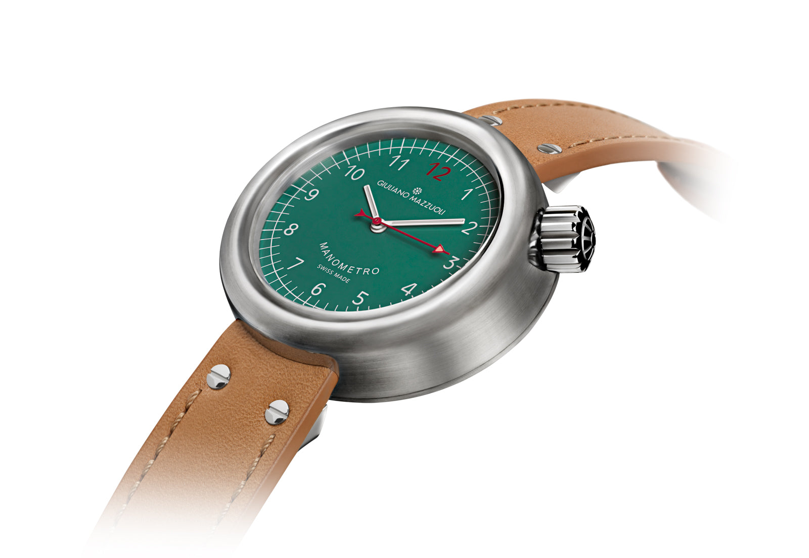 Giuliano Mazzuoli Manometro Brushed Green Watch MRB04N Image 2