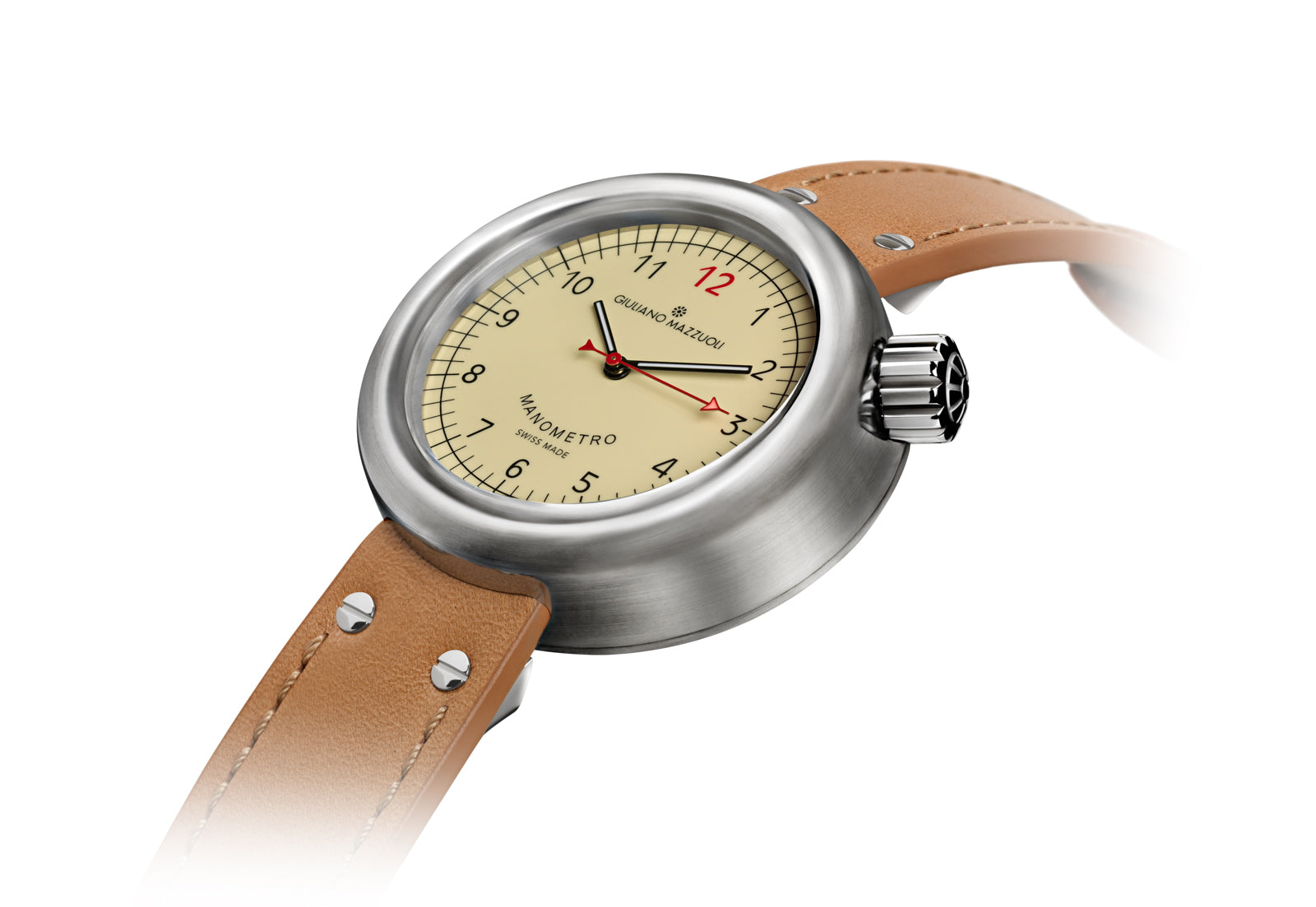 Giuliano Mazzuoli Manometro Brushed Ivory Watch MRB01N Image 2