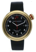 Giuliano Mazzuoli Manometro Carbon Fibre & Brushed Gold Right Crown 7470BGC Image 1