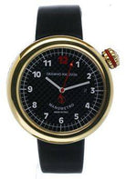 Giuliano Mazzuoli Manometro Carbon Fibre & Polished Gold 7470PGC Image 1