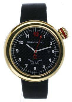 Giuliano Mazzuoli Manometro Carbon Fibre & Polished Gold 7470PGC Image 1