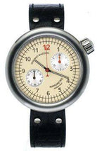 Giuliano Mazzuoli Manometro Chronograph Ivory Dial MC02N Black Strap Image 1