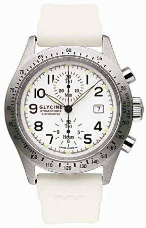 Glycine Stratoforte Chronograph White D 3803.14T-DG1 Image 1