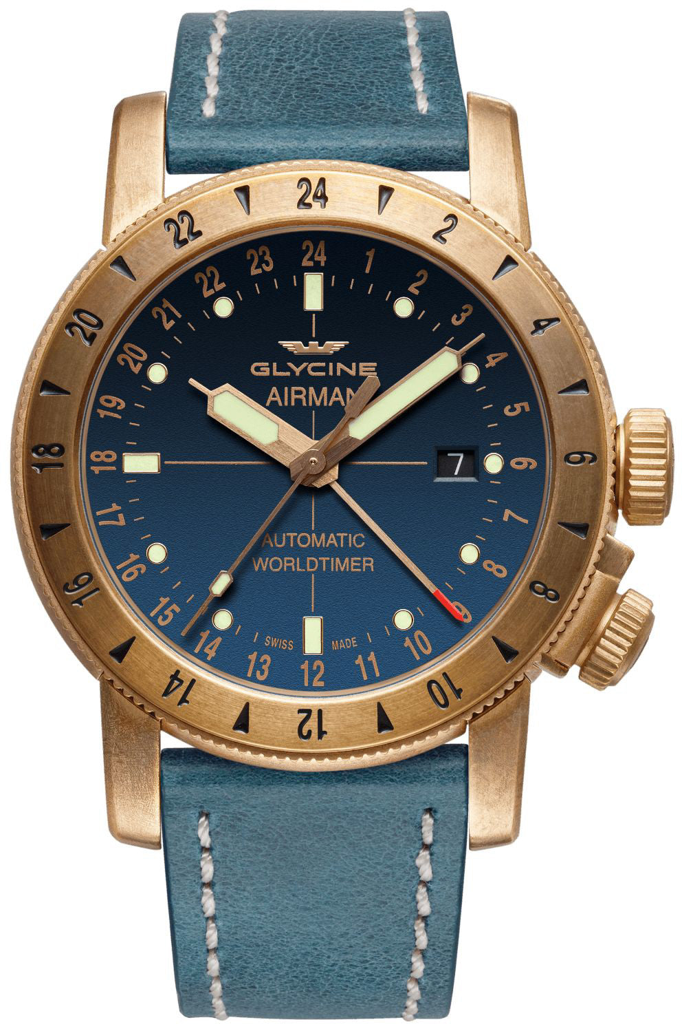 Glycine Watch Airman 44 Bronze GMT GL0167 Image 1