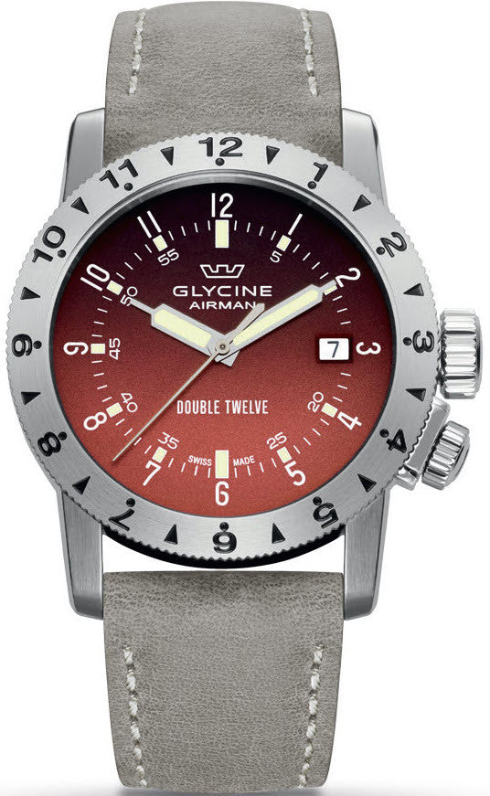 Glycine Watch Airman Double Twelve 3938.16.LB0B Image 1