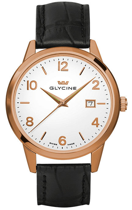 Glycine Watch Classic Quartz Gents 3925.21.LBK9 Image 1