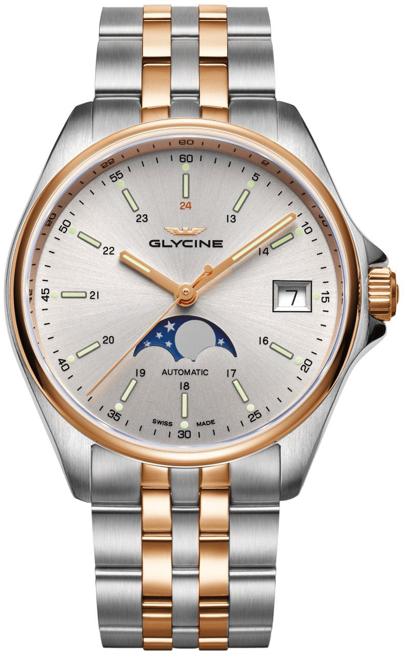 Glycine Watch Combat Classic Moon Phase GL0194 Image 1