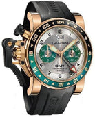 Graham Chronofighter Oversize GMT Silver BRG Gold D 2OVGR.S06A.K10B Image 1