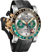 Graham Chronofighter Oversize GMT Steel & Gold D 2OVGG.S06A Image 1