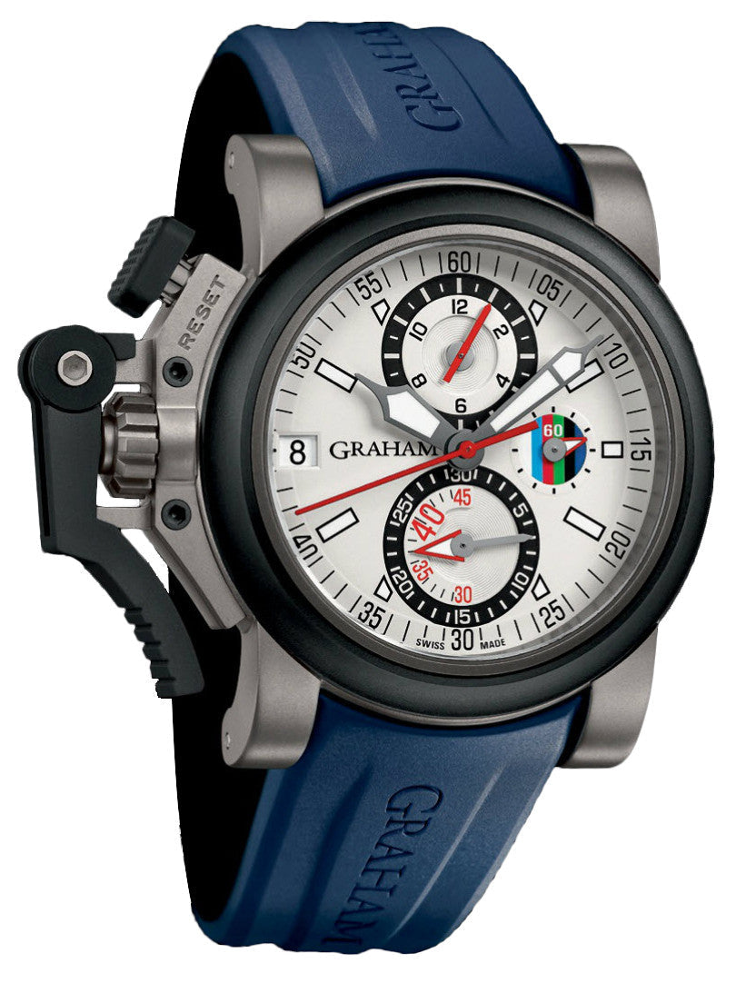 Graham Chronofighter Oversize Referee Blue D 2OVKT.S07A.BL.RB Image 1