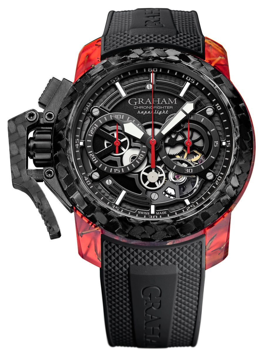 Graham Chronofighter Oversize Superlight Carbon Lightning Watch 2CCCK.B41A.K92K Image 1