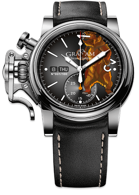 Graham Chronofighter Vintage Bear Limited Edition Watch 2CVAS.B32A.L127V Image 1